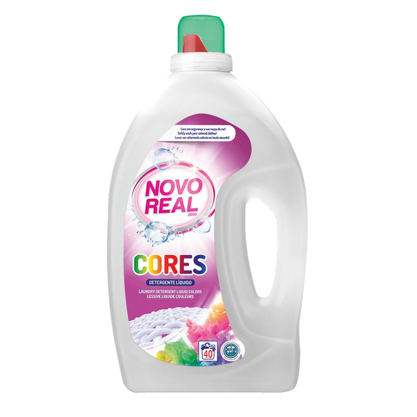 Nuevo detergente real. Ropa líquida. Colores 3Lt (Cx4)