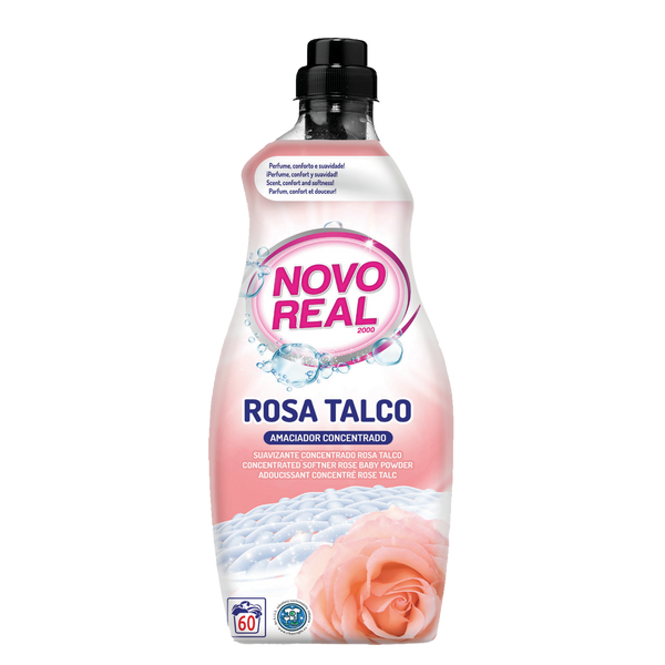 Novoreal Acondicionador Concentrado 1,5L Talco Rosa (Caja 8)