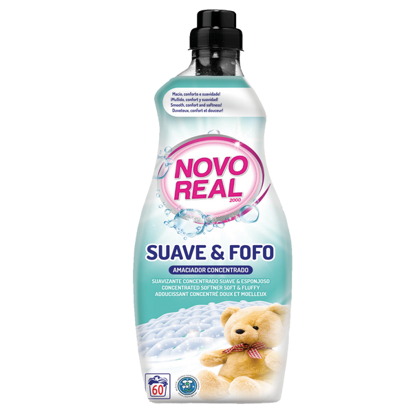 Acondicionador Concentrado Novoreal 1,5L Suave y Esponjoso (Caja 8)