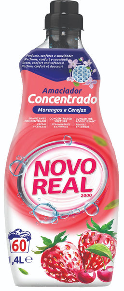 Novoreal Amaciador Concentrado 1.4Lt Morango E Cerejas (Cx8)