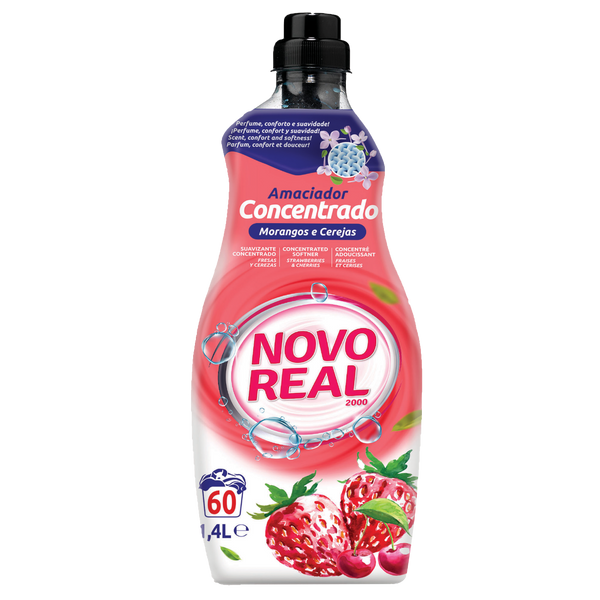 Novoreal Amaciador Concentrado 1.4Lt Morango E Cerejas (Cx8)