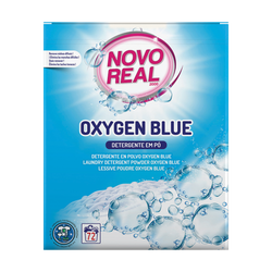 Novo Real Det.Roupa Pó Oxygen Blue 72Doses (Cx2)