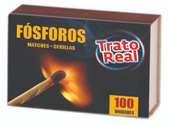 Trato Real Fosforos (Pack4)