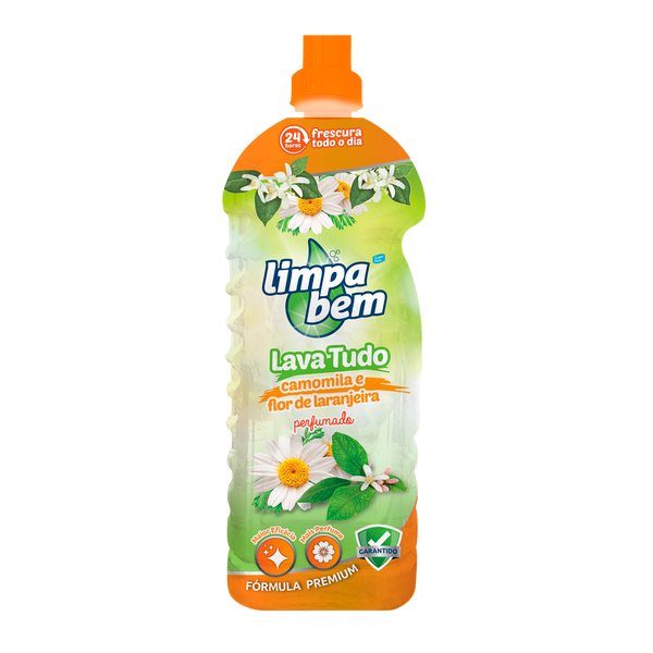 Clean Stores Lava Tudo Camomila & Flor Laranjeira 2Lt (Cx6)