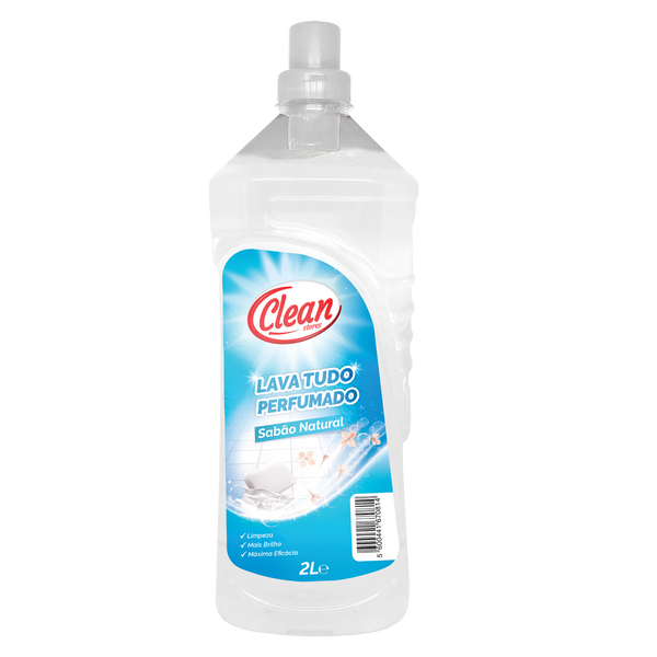 Clean Stores Lava Tudo Sabão Natural 2Lt (Cx6)