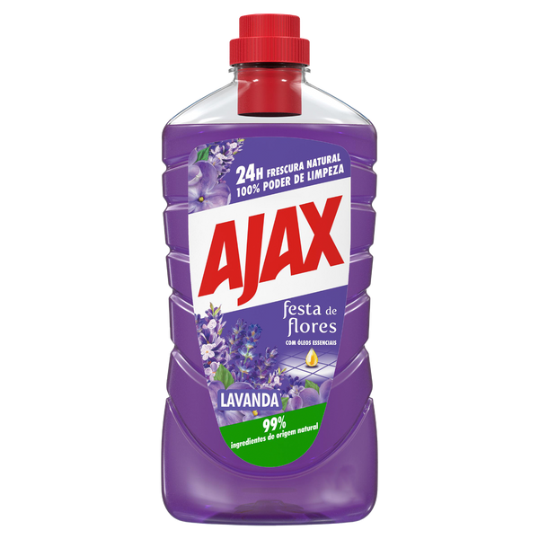 Ajax Fiesta de Flores Lavanda 1Lt (Caja de 12)