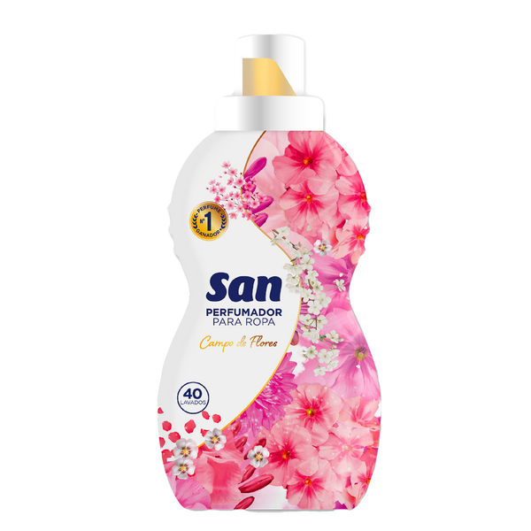 San Perfumador P/ Roupa Campo De Flores 40 Doses (Cx8)