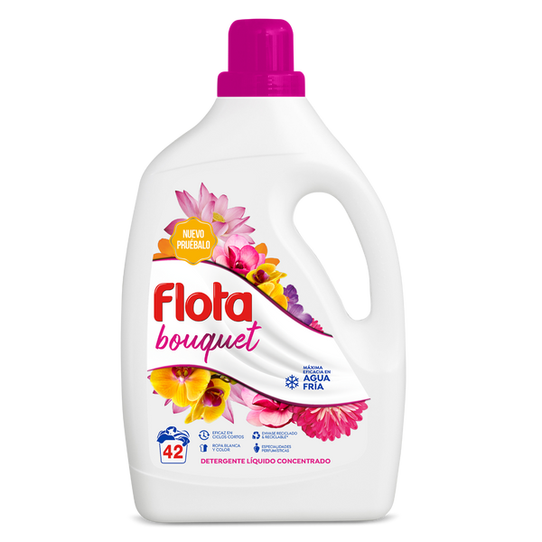 Detergente Liquido Flota Bouquet 42 Doses (Cx4)