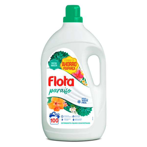 Flota Detergente Liq. Paraiso 100 Doses (Cx2)