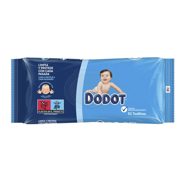 Dodot Toalhitas Azul 52 (Cx 12)