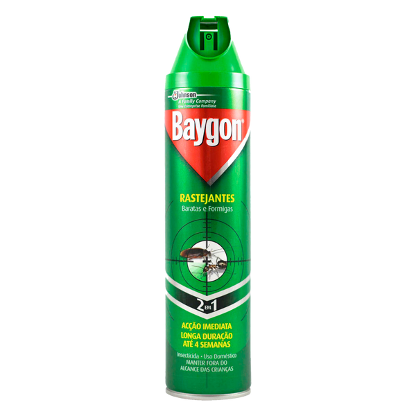 Baygon  Insect. Spray 2 Em 1 Baratas E Form. 400Ml (Cx12)