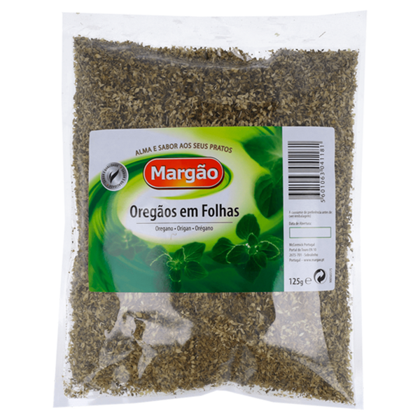 Margão Oregãos Folhas 125Gr (Cx8)