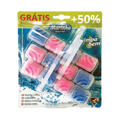 Limpabem Bloco Sanit. 4 Cilindro Marinho 2X50Grs+50Grs Of