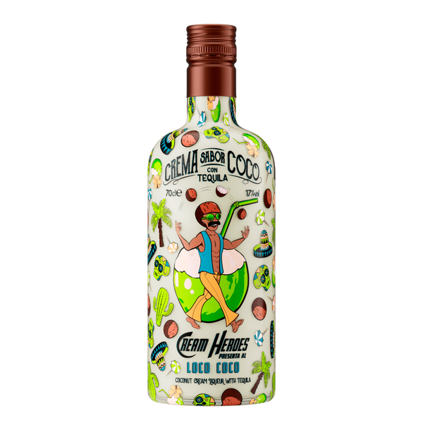 Cream Tequila Heroes Loco Coco 70Cl 17º (Cx6)