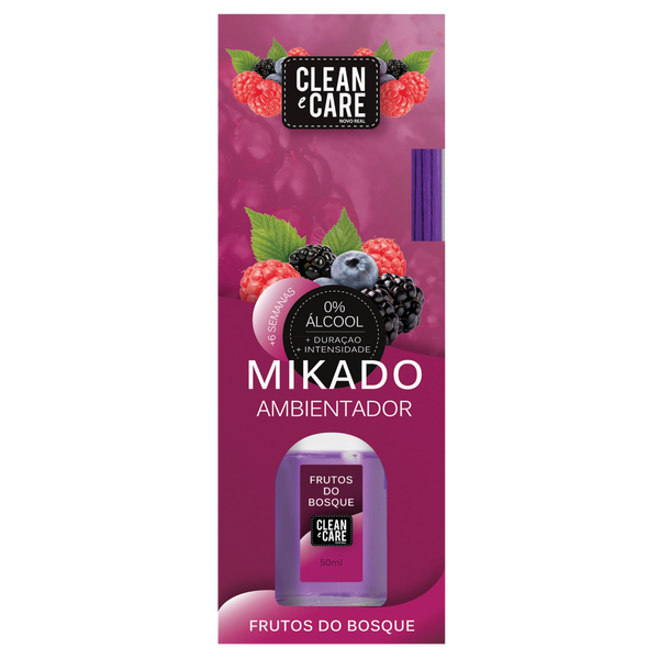 Nr Clean E Care Ambientador Mikado F. Do Bosque 50Ml (Cx12)