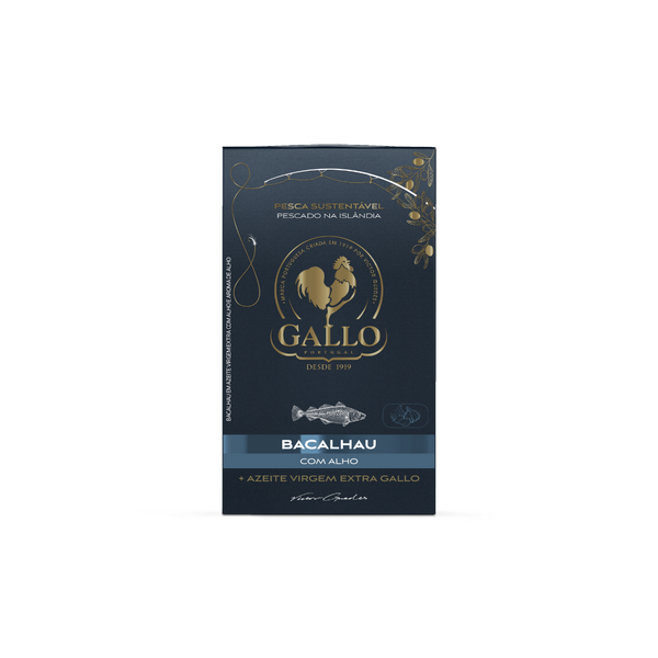 Gallo Bacalhau C/ Alho Em Azeite Virgem Extra 120Grs (Cx12)