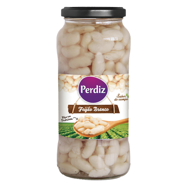 Perdiz Feijão Branco Frasco 540Gr (Cx12)