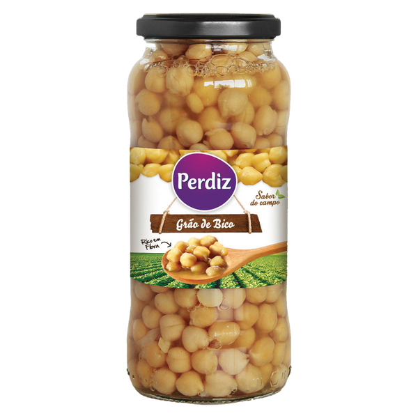 Perdiz Grão Bico Frasco 540 Gr (Cx12)