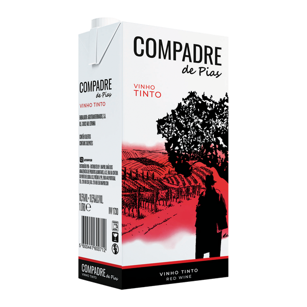 Vinho Tinto De Mesa Compadre De Pias 1L (Cx12)