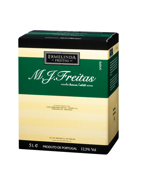 Vinho Branco M. J. Freitas  12.5.º Bag In Box 5Lt
