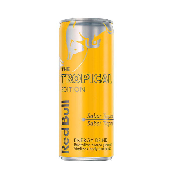 Bebida Energética Red Bull Yellow Tropical 25Cl Lata (Cx12)