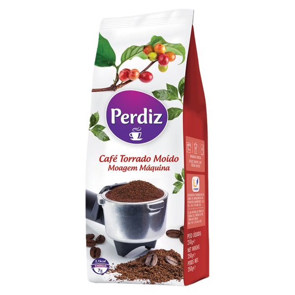 Perdiz Café Moido Máquina 250 Grs (Cx10)