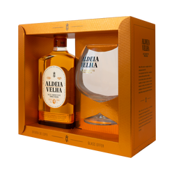 Pack 1Grf Aguardente Vinica Aldeia Velha 70Cl + 1 Cálice