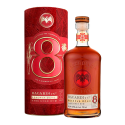 Rum Bacardi 8 Anos 0.70 40º (Cx6)