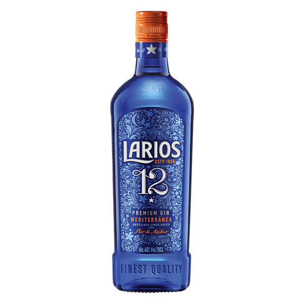 Gin Larios "12 Botanicas" 40º 70Clx6