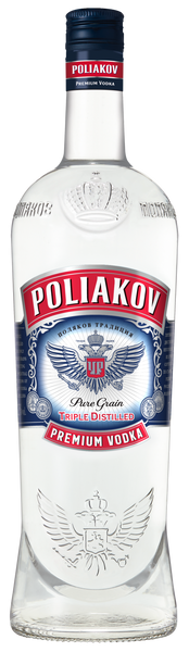 Vodka Poliakov Nature 1 Litro 37.5º (Cx6)