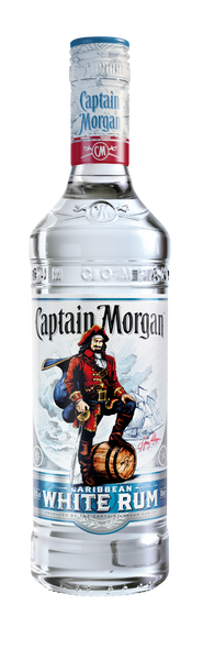 Rum Captain Morgan White 37.5º 70Cl (Cx6)