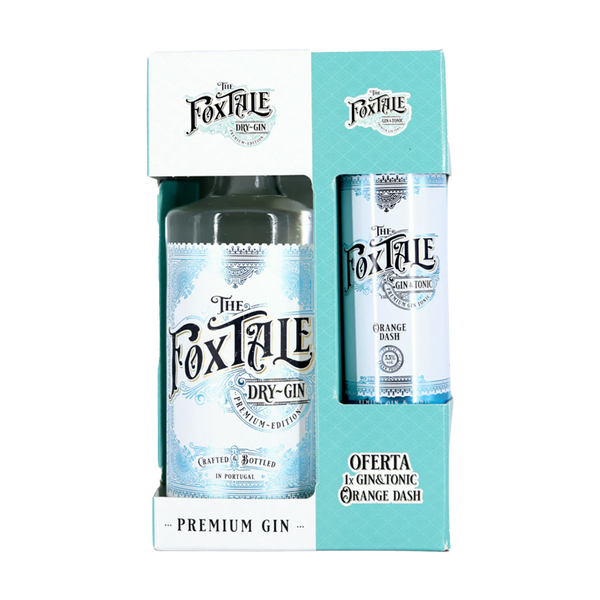 Pack 1 Gin Foxtale Dry 40º 70Cl + 1 Rtd Gin & Tonic 250Ml