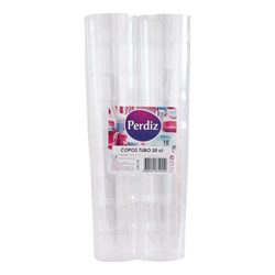 Perdiz Copos Tubo 20Cl/10 Und Pack