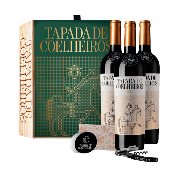 Pack 3Grf Tapada Coelheiros Tinto+Dropstop+Saca Rolhas