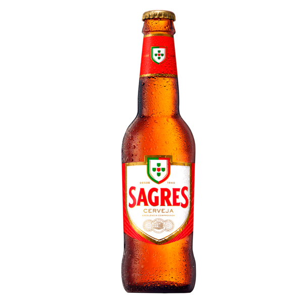 Cerveza Sagres Blanca 0.33X24 T.R. 5º