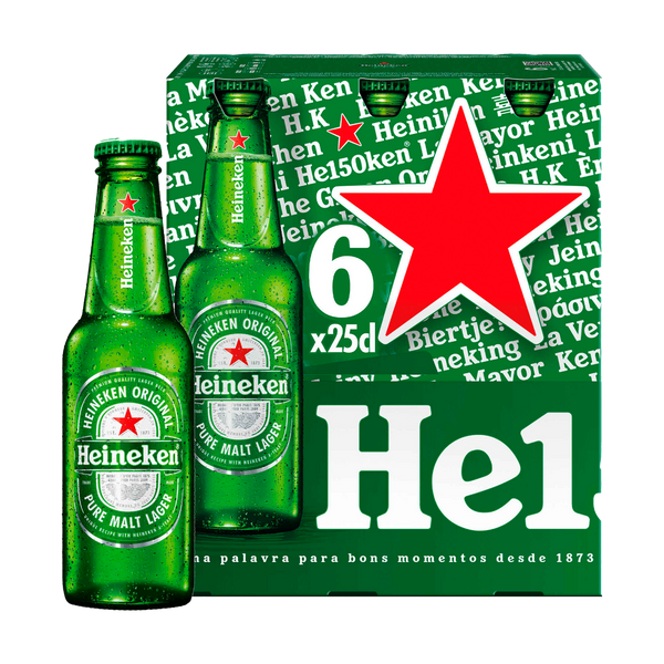 Cerveza Heineken Tp 25Cl Sixpack (Cx24)