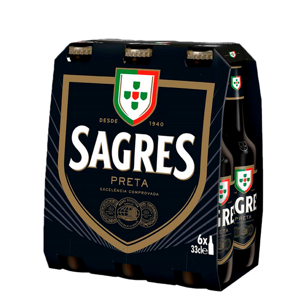 Cerveja Sagres Preta T.P. 0.33Cl (Cx24)