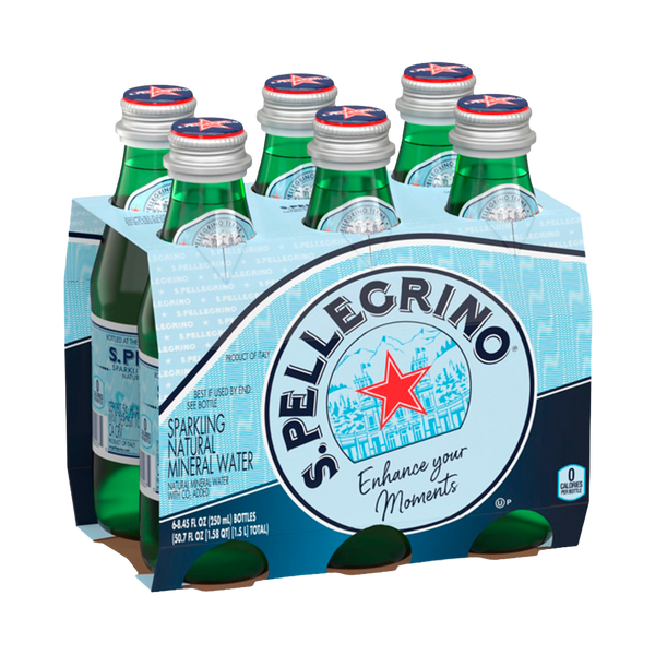 Água Mineral Gaseificada San Pellegrino 6X25Cl (Cx4Pack)