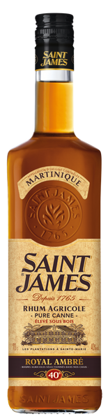 Rum Saint James Amber 40º 70Cl  (Cx6)