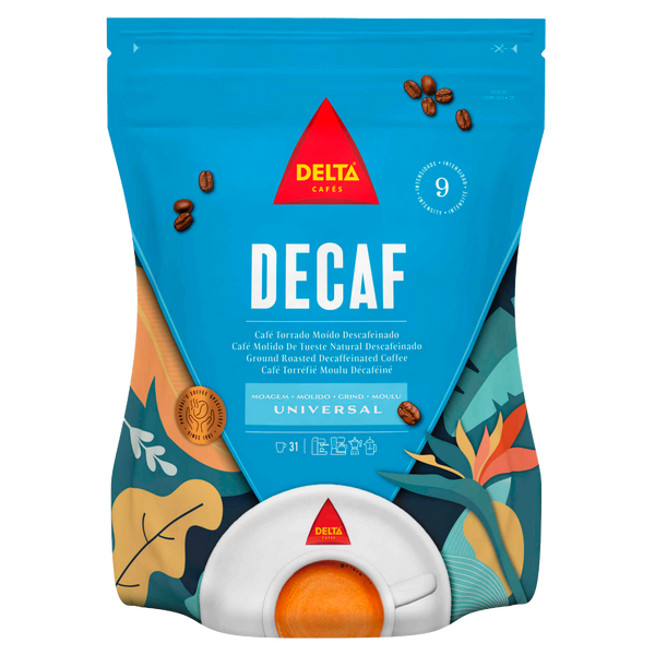 Café Delta Moído Torrado Descafeinado Universal 220Grs (Cx16