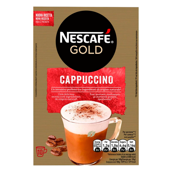 Nescafé Capuchino 10Saq. X 14Grs (Cx 6Und)