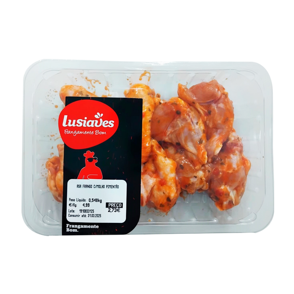 Asa Frango Marinada Em Cuvete Kilo