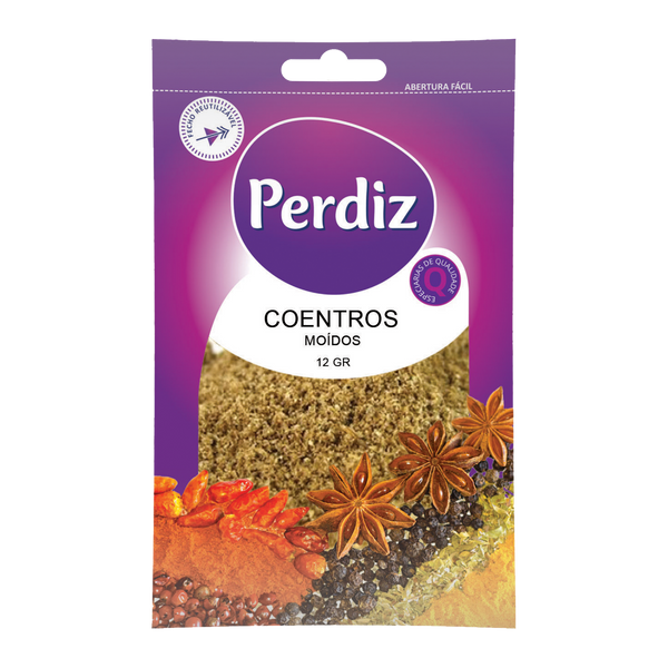 Perdiz Coentros Moidos Saq. 12Grs (Cx12)