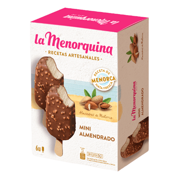 La Menorquina Bombom Amêndoa 120Ml Pack3 (Cx10)