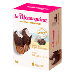 La Menorquina Sanduiche Mini Straciatella 85Ml Pack6 (Cx12)