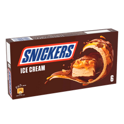 La Menorquina Gelado Barra Snickers Pack 6 (Cx12)