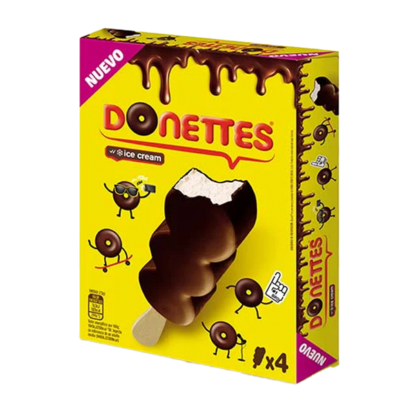 La Menorquina Gelado Donettes 85Ml Pack 4 (Cx6)