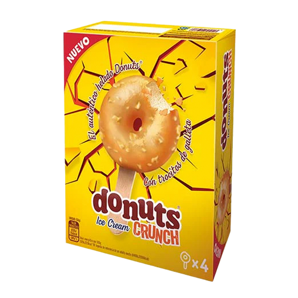 La Menorquina Gelado Donuts Crunch 75Ml Pack 4 (Cx6)