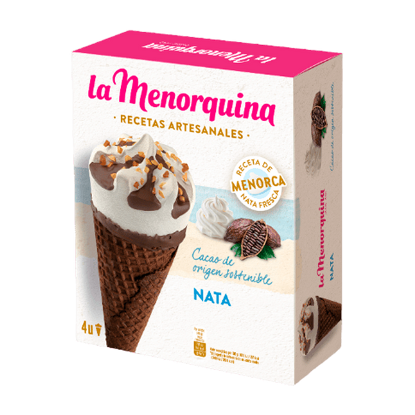 La Menorquina Cone Nata 120Ml Pack4 (Cx8)
