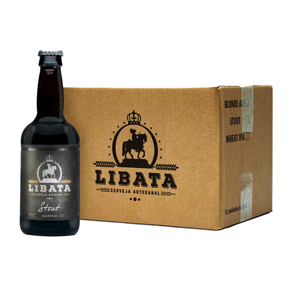 Cerveza Artesana Libata American Stout 5.4º 0.33Cl (Cx12)